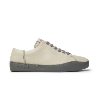 Camper Peu Touring light grey leather shoes