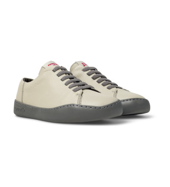 Camper Peu Touring light grey leather shoes