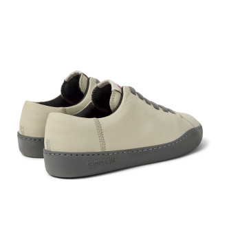 Camper Peu Touring light grey leather shoes