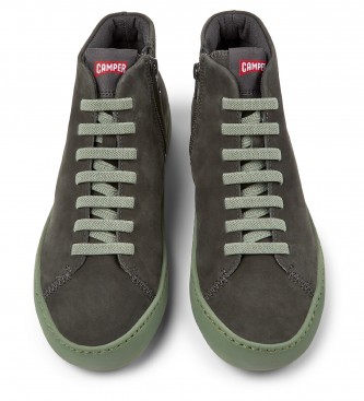 Camper Peu Touring leather shoes green