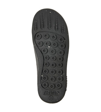 Camper Zapatillas de piel Peu Touring negro 