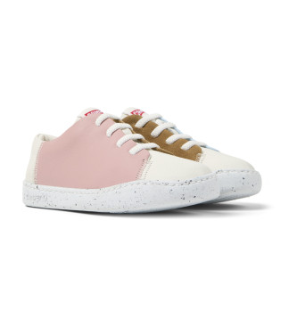 Camper Sapatos de couro Peu Touring cor-de-rosa 