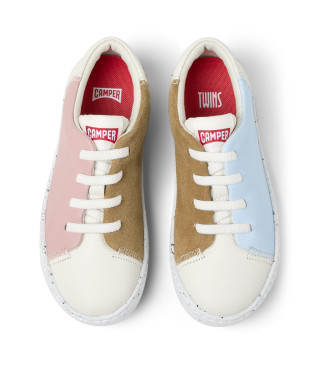 Camper Chaussures Peu Touring en cuir rose 