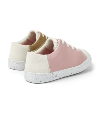 Camper Sapatos de couro Peu Touring cor-de-rosa 