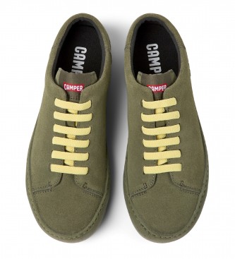 Camper Peu Touring leather shoes green