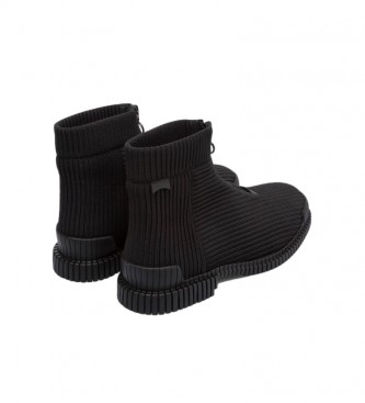 CAMPER Pix leather ankle boots black