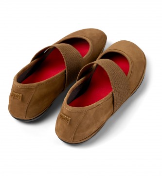 Camper Leather Ballerinas Right Nina brown
