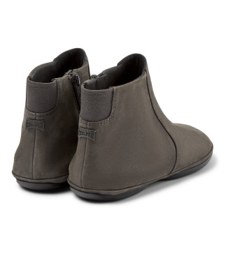 Camper Bottines en cuir Gris fonc