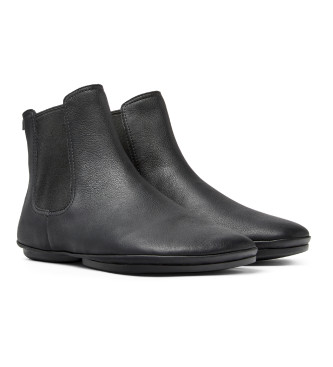 Camper Right Nina Leather Ankle Boots noir