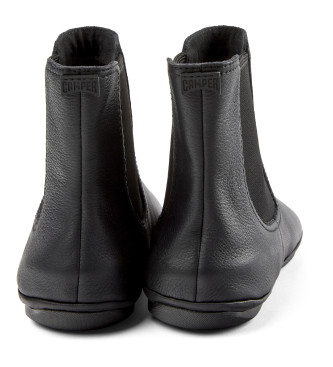 Camper Botas de couro Nina pretas