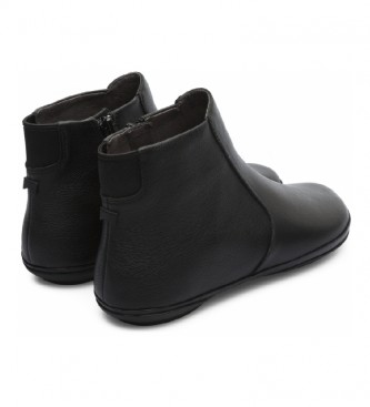Camper Right Nina Leather Ankle Boots Black