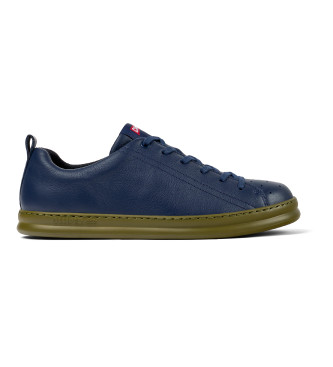 Camper Runner Four navy leather trainers