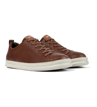 Camper Runner Four brown leather trainers