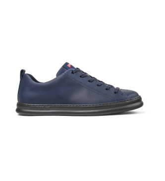 Camper Runner Four navy leather trainers