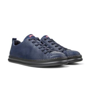 Camper Runner Four marineblaue Lederturnschuhe