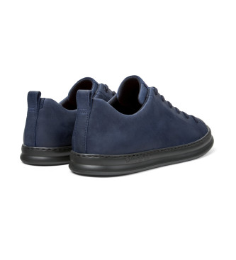 Camper Runner Four navy leather trainers