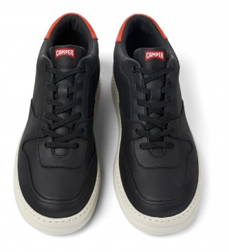 Camper Sneaker Runner Four in pelle nera