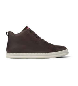 Camper Bottines en cuir marron Runner Four