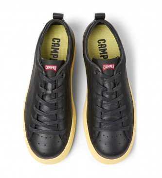 Camper Leather Sneakers Runner Four black