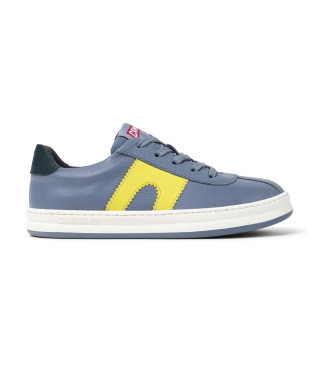 Camper Runner Four leren sportschoenen blauw grijs