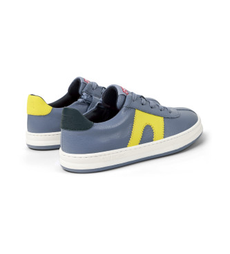 Camper Runner Four leren sportschoenen blauw grijs