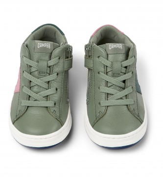 Camper Leather Sneakers Runner Four Twins green
