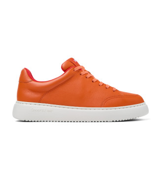 Camper Sapatos de couro laranja Runner K21