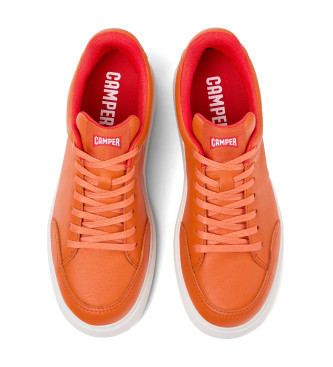 Camper Zapatillas de piel Runner K21 naranja