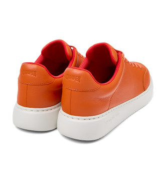 Camper Sapatos de couro laranja Runner K21