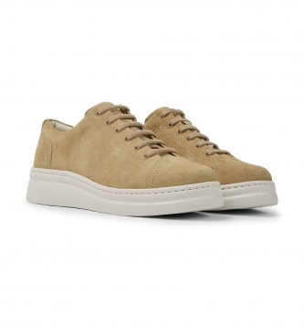 Camper Runner Up taupe leather sneakers