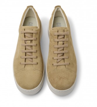 Camper Runner Up taupe leather sneakers