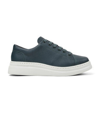 Camper Runner Up dark green leather trainers