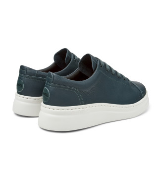 Camper Runner Up dark green leather trainers