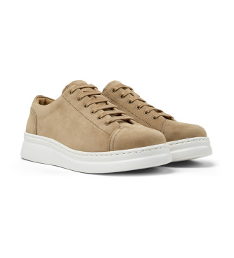 Camper Runner Up brown leather trainers