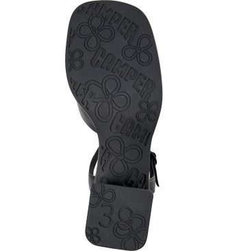 Camper Schwarze Mini-Sandalen mit Absatz