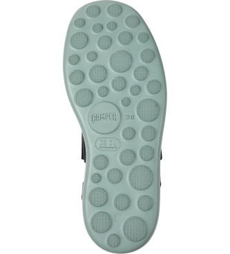 Camper Sandali con plateau Azara neri, blu