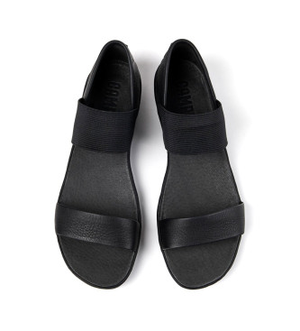 Camper Leren sandalen rechts zwart