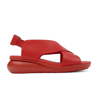 Camper Leather sandals Ballon red