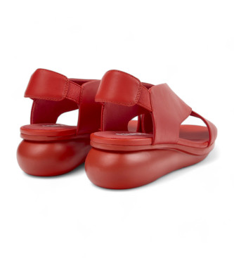 Camper Leather sandals Ballon red