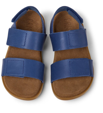 Camper Brutus blue leather sandals