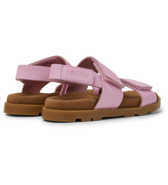 Camper Brutus pink leather sandals