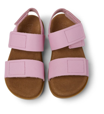 Camper Brutus pink leather sandals