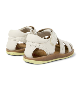 Camper Sandales crabe en cuir blanc