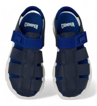 Camper Blue Caterpillar leather sandals