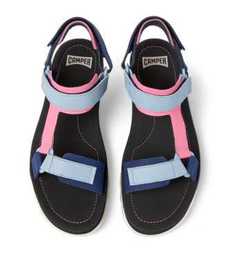Camper Multicoloured Oruga Up leather sandals
