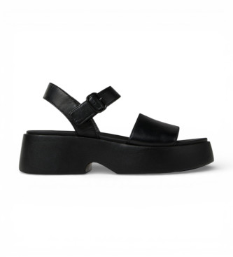 Camper Tasha Leather Sandals black