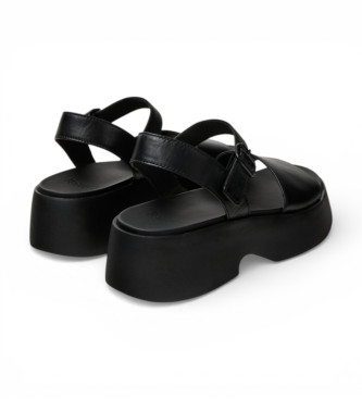 Camper Tasha Leather Sandals black