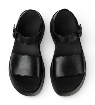 Camper Tasha Leather Sandals black