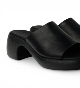 Camper Thelma Leather Sandals black