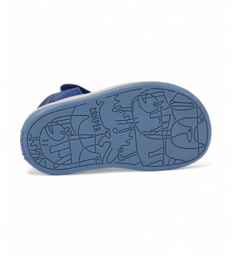 Camper Sandalias de Piel Twins azul